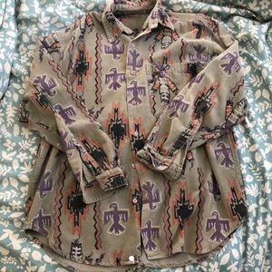 Vintage Corduroy Button-up